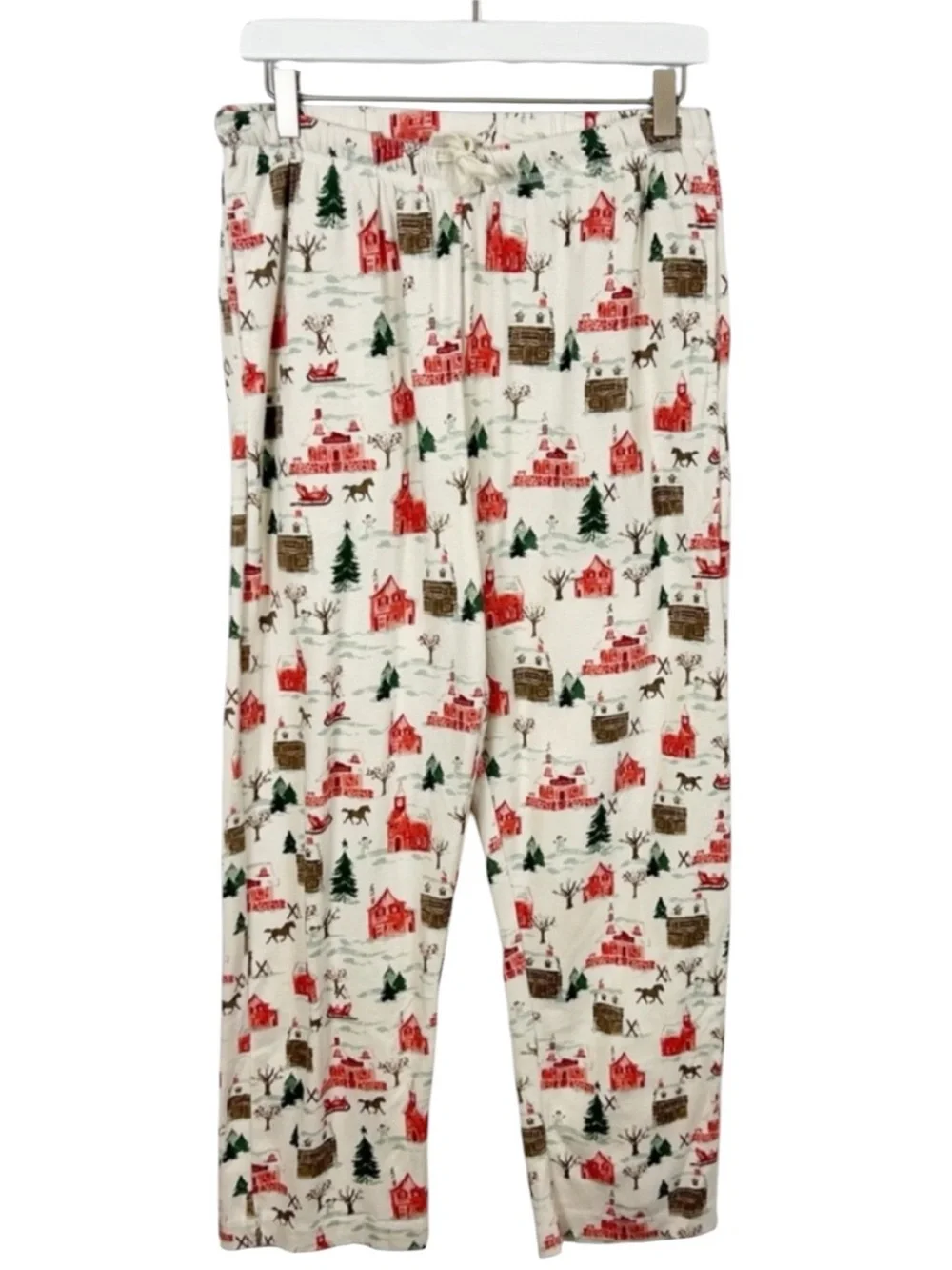 Burt's Bees Men's Winter Country Pajama Bottoms Size Large